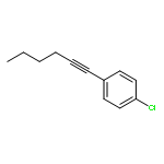 Benzene, 1-chloro-4-(1-hexynyl)-