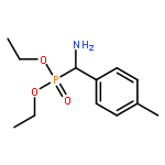 Phosphonic acid, [amino(4-methylphenyl)methyl]-, diethyl ester