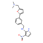 1H-Pyrrol-2-amine, N-[[3-[5-[(dimethylamino)methyl]-2-furanyl]phenyl]methyl]-3-nitro-