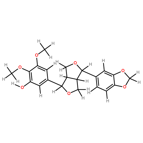 (+)-(7alpha,7'alpha,8alpha, 8'alpha)-4,5-dimethoxy-3',4'-(methylenedioxy)-7,9': 7',9-diepoxylignan-3-ol