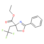 Ethyl 2-phenyl-4-(2,2,2-trifluoroethyl)-4,5-dihydrooxazole-4-carboxylate