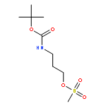 Carbamic acid, [3-[(methylsulfonyl)oxy]propyl]-, 1,1-dimethylethyl ester