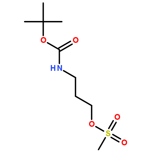 Carbamic acid, [3-[(methylsulfonyl)oxy]propyl]-, 1,1-dimethylethyl ester