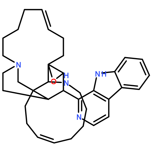 10H,12H-15a,11-[3]Octenooxireno[m]pyrido[3,4-j]-1-benzazacycloundecine,1,2,3,4,5,8,9,13,13a,14,14a,15b-dodecahydro-14-(9H-pyrido[3,4-b]indol-1-yl)-,(6Z,9aR,13aS,14R,14aS,15aR,15bR,18Z)-