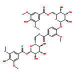 b-D-Glucopyranose,1-(4-hydroxy-3,5-dimethoxybenzoate)