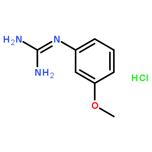 Guanidine,N-(3-methoxyphenyl)-, hydrochloride (1:1)