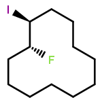 Cyclododecane, 1-fluoro-2-iodo-, (1R*,2S*)-