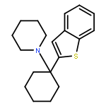 1-(1-(Benzo[b]thiophen-2-yl)cyclohexyl)piperidine