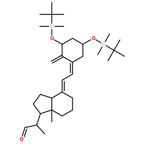 1H-Indene-1-acetaldehyde, 4-[(2E)-2-[(3S,5R)-3,5-bis[[(1,1-dimethylethyl)dimethylsilyl]oxy]-2-methylenecyclohexylidene]ethylidene]octahydro-α,7a-dimethyl-, (αS,1R,3aS,4E,7aR)-