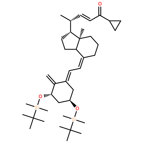 (2E,4R)-4-[(1R,3AS,4E,7AR)-4-[(2E)-2-[(3S,5R)-3,5-BIS[[(TERT-BUTYL)DIMETHYLSILYL]OXY]-2-METHYLENECYCLOHEXYLIDENE]ETHYLIDENE]OCTAHYDRO-7A-METHYL-1H-INDEN-1-YL]-1-CYCLOPROPYL-2-PENTEN-1-ONE