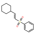 Benzene, [[(1E)-2-cyclohexylethenyl]sulfonyl]-