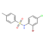 Benzenesulfonamide, N-(2-bromo-4-chlorophenyl)-4-methyl-