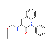 Carbamic acid, [2-oxo-2-(phenylamino)-1-(phenylmethyl)ethyl]-,1,1-dimethylethyl ester, (S)-