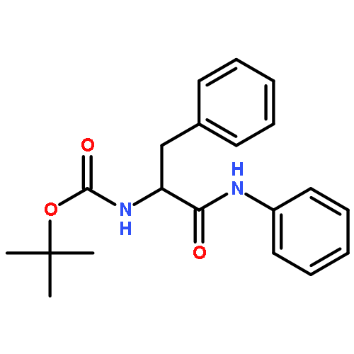 Carbamic acid, [2-oxo-2-(phenylamino)-1-(phenylmethyl)ethyl]-,1,1-dimethylethyl ester, (S)-