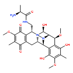 Propanamide,2-amino-N-[[(5S,6S,7S,9R,14aS,15R)-6,7,9,10,13,14,14a,15-octahydro-1,4,7-trihydroxy-2,5,11-trimethoxy-3,12,16-trimethyl-10,13-dioxo-6,15-imino-5H-isoquino[3,2-b][3]benzazocin-9-yl]methyl]-,(2S)-