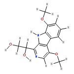 6,12-dimethoxy-3-(1,2-dihydroxyethyl)-beta-carboline