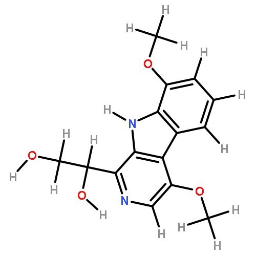 6,12-dimethoxy-3-(1,2-dihydroxyethyl)-beta-carboline