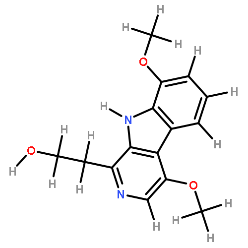 6,12-dimethoxy-3-(2-hydroxyethyl)-beta-carboline