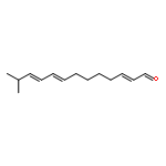 2,8,10-Tridecatrienal, 12-methyl-, (E,E,E)-