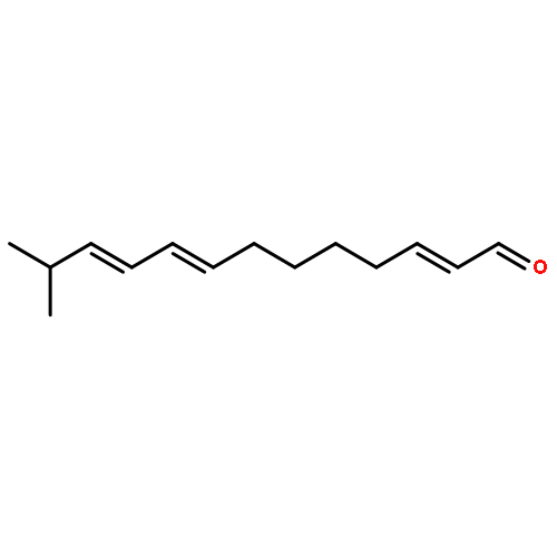 2,8,10-Tridecatrienal, 12-methyl-, (E,E,E)-