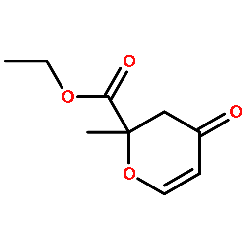 2H-Pyran-2-carboxylic acid, 3,4-dihydro-2-methyl-4-oxo-, ethyl ester