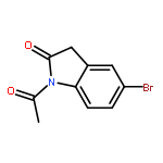 2H-Indol-2-one, 1-acetyl-5-bromo-1,3-dihydro-