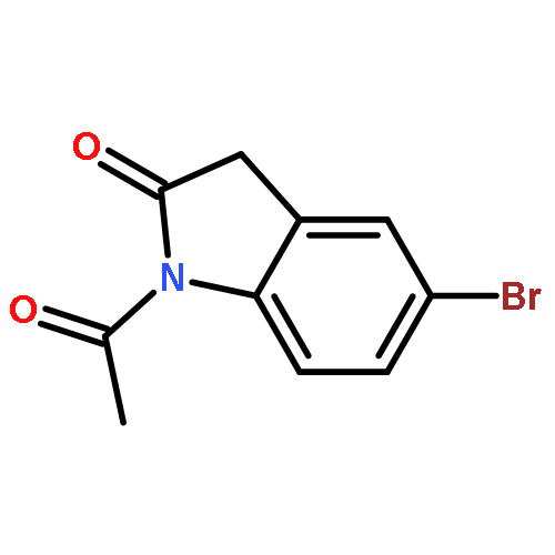 2H-Indol-2-one, 1-acetyl-5-bromo-1,3-dihydro-