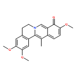 9H-Dibenzo[a,g]quinolizin-9-one, 5,6-dihydro-2,3,10-trimethoxy-13-methyl-