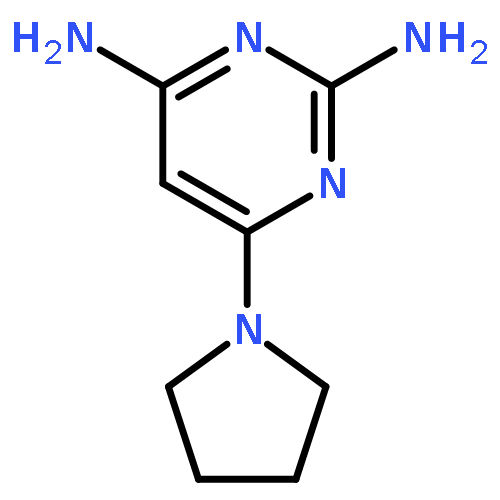 2,4-Pyrimidinediamine, 6-(1-pyrrolidinyl)-