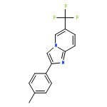 Imidazo[1,2-a]pyridine, 2-(4-methylphenyl)-6-(trifluoromethyl)-