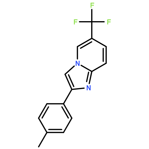 Imidazo[1,2-a]pyridine, 2-(4-methylphenyl)-6-(trifluoromethyl)-