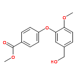 Benzoic acid, 4-[5-(hydroxymethyl)-2-methoxyphenoxy]-, methyl ester