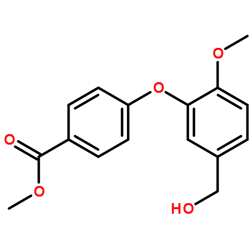 Benzoic acid, 4-[5-(hydroxymethyl)-2-methoxyphenoxy]-, methyl ester