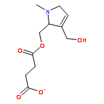 Butanedioic acid, mono[[2,5-dihydro-3-(hydroxymethyl)-1-methyl-1H-pyrrol-2-yl]methyl] ester, (±)-