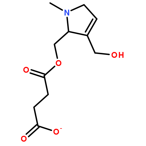 Butanedioic acid, mono[[2,5-dihydro-3-(hydroxymethyl)-1-methyl-1H-pyrrol-2-yl]methyl] ester, (±)-