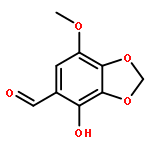 4-HYDROXY-7-METHOXY-1,3-BENZODIOXOLE-5-CARBALDEHYDE