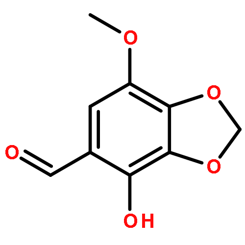 4-HYDROXY-7-METHOXY-1,3-BENZODIOXOLE-5-CARBALDEHYDE