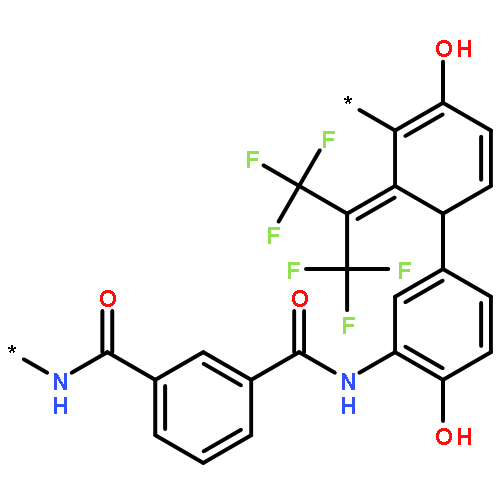 Poly[iminocarbonyl-1,3-phenylenecarbonylimino(6-hydroxy-1,3-phenyle
ne)[2,2,2-trifluoro-1-(trifluoromethyl)ethylidene](4-hydroxy-1,3-phenylene
)]