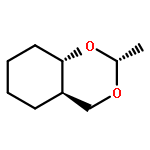 4H-1,3-Benzodioxin, hexahydro-2-methyl-, (2R,4aR,8aS)-rel-