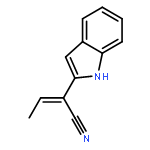 1H-Indole-2-acetonitrile, a-ethylidene-, (Z)-