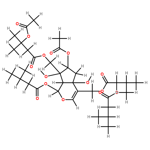 (1S,5R,7S,8R,9S)-7-acetoxy-10-[beta-(acetoxy)isovaleroxy]-5-hydroxy-1-isovaleroxy-11-[alpha-(isoveleroxy)isovaleroxy]-5,6-dihydrovaltrate hydrin