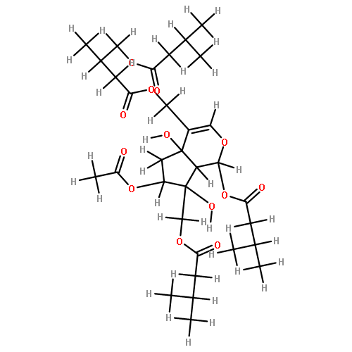 (1S,5R,7S,8R,9S)-7-acetoxy-5-hydroxy-1,10-diisovaleroxy-11-[alpha-(isovaleroxy)isovaleroxy]-5,6-dihydrovaltrate hydrin