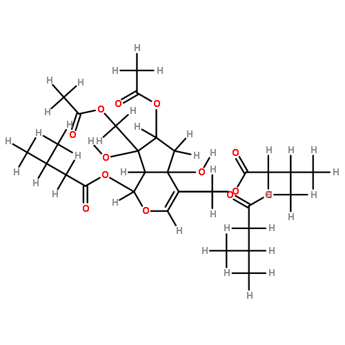 (1S,5R,7S,8R,9S)-7,10-diacetoxy-5-hydroxy-1-isovaleroxy-11-[alpha-(isovaleroxy)isovaleroxy]-5,6-dihydrovaltrate hydrin