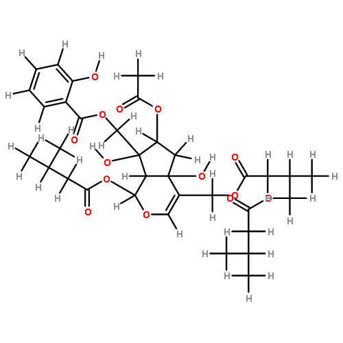 (1S,5R,7S,8R,9S)-7-acetoxy-5-hydroxy-10-(o-hydroxybenzoyloxy)-1-isovaleroxy-11-[alpha-(isovaleroxy)isovaleroxy]-5,6-dihydrovaltrate hydrin