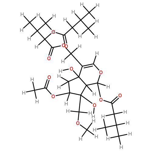 (1S,5R,7S,8R,9S)-7-acetoxy-5-hydroxy-1-isovaleroxy-11-[alpha-(isovaleroxy)isovaleroxy]-10-methoxy-5,6-dihydrovaltrate hydrin