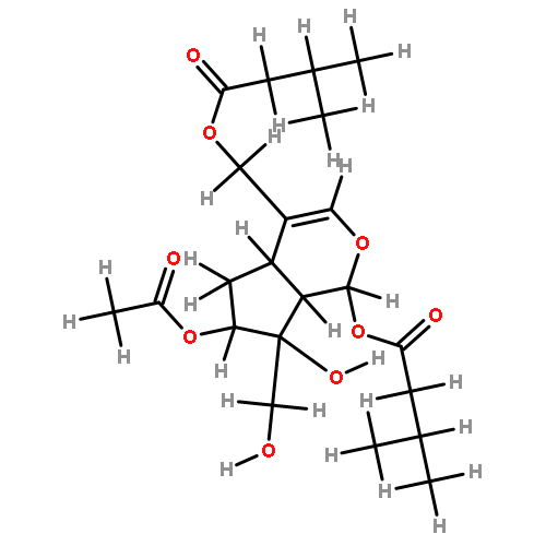 (1S,5S,7S,8R,9S)-7-acetoxy-10-hydroxy-1,11-diisovaleroxy-5,6-dihydrovaltrate hydrin