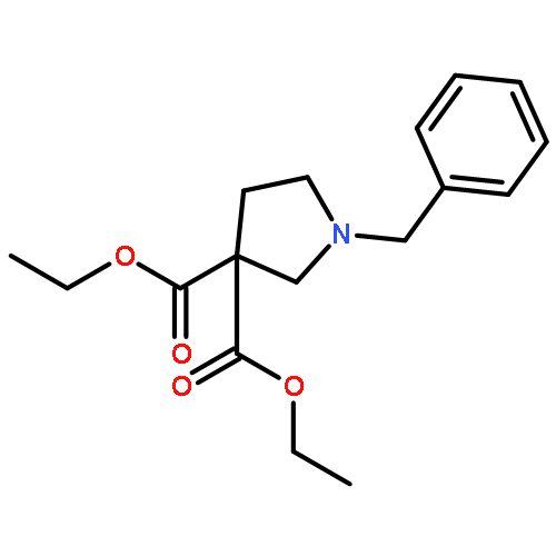 3,3-PYRROLIDINEDICARBOXYLIC ACID, 1-(PHENYLMETHYL)-, DIETHYL ESTER