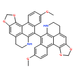 8,8'-Bi-5H-benzo[g]-1,3-benzodioxolo[6,5,4-de]quinoline, 6,6',7,7'-tetrahydro-10,10'-dimethoxy-, (±)-