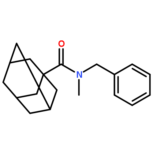 Tricyclo[3.3.1.13,7]decane-1-carboxamide, N-methyl-N-(phenylmethyl)-