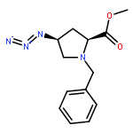 L-Proline, 4-azido-1-(phenylmethyl)-, methyl ester, (4S)-